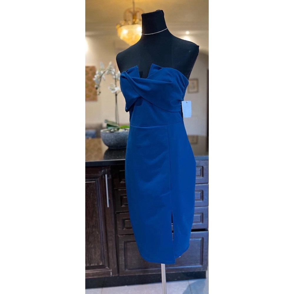 New strapless Tussah dress